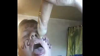 Cumhungry faggot is with reference to to his aged tricks